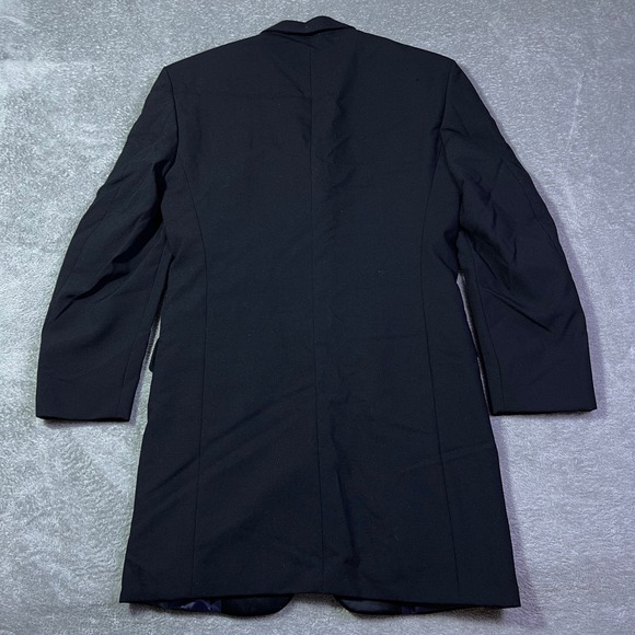 Chaps Ralph Lauren Men's Black Wool Formal Tuxedo Blazer Coat Made in USA Career - Picture 9 of 16